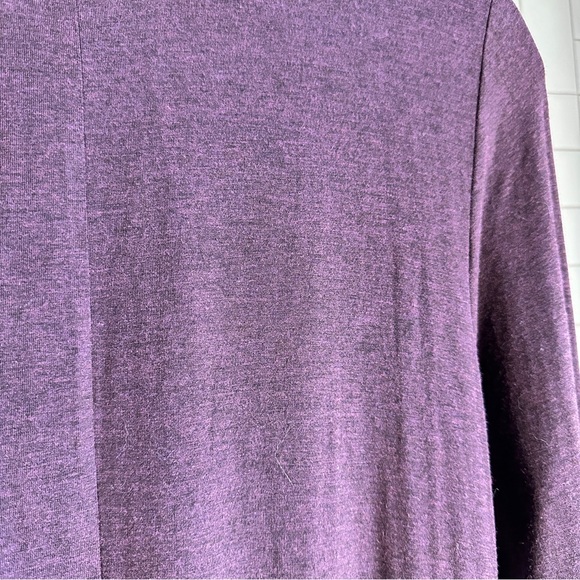 EILEEN FISHER High Back Long Sleeve V-Neck Knee Length Dress - Picture 7 of 10